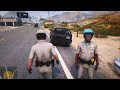 [NO COMENTARY] GTA V LSPDFR | CHP PATROL, DRUG DRIVER