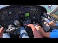 (4K) Jet Pilot POV | Cessna Citation II Startup, Takeoff, & Landing