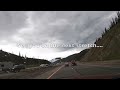 Driving through Eisenhower Tunnel - the highest vehicle tunnels in the U.S.