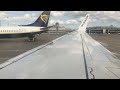 Ryanair 737-800 landing Dublin