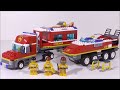 Lego City Fire Trucks Compilation of all Sets 2005 - 2016 - Lego Speed Build Review