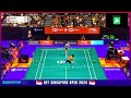 Viktor Axelsen (DEN) vs Leong Jun Hao (MAS) - QF | Singapore Open 2024