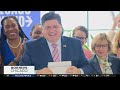 Illinois Gov. JB Pritzker remains tight lipped on if he's a top pick for vice president
