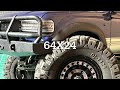 FMS FCX18 LC80: tires size and rubbing #FMS #FCX18 #FCX24