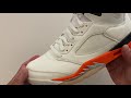 AIR JORDAN 5 RETRO 'ORANGE BLAZE' Review + On Feet *Shattered Backboard