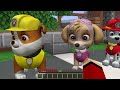 JJ Creepy RYDER vs Mikey RYDER from PAW Patrol CALLING to JJ and MIKEY ! - in Minecraft Maizen