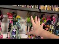 DOLL ROOM UPDATE!! Monster High and American Girl display set up