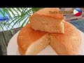 [Sub] 35 PESOS LANG MAY CAKE KA NA! | No Oven? No Worries! STOVE TOP 3-INGREDIENT CAKE |No Oven Cake