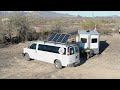 Retired Couple's DIY 16 Ft. Cargo Trailer Tiny House With Utility Van