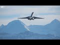 Bombardier Global 7500: Powerful Take-Off and Majestic Swiss Alps