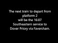 London Victoria Station Announcements