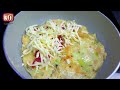 Quick & Easy Cabbage with Eggs Recipe! It’s so delicious! Simple and delicious recipes