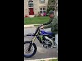 Dad Crashes My New Dirt Bike!! (2021 YZ-250F)