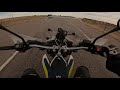 How does the husqvarna 701 enduro handle on the highway vs the wind?