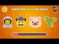 Guess the Movie by Emoji Quiz 🍿🎬🥤 Inside Out 2, Mario, Elemental, Freddy Fazbear | Monkey Quiz