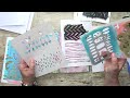 How I Gel Print onto an Art Journal Page              #artjournal #gelprinting