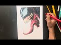 Epic Venom: The Last Dance Color Drawing | Timelapse