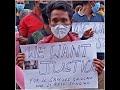 Candle light We want justice for Lt. Samuel Sangma and Rose Sangma