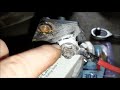 fixing the electric start switch on Greenfield mower