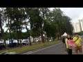 Last quarter mile of the 2012 Honolulu Marathon.