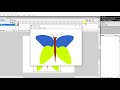 Flash Animation simple objects Butterfly animation