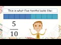 Maths - Working with tenths! (Primary School Maths Lesson)
