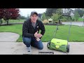 DIY Dethatching & Overseed the Lawn | Sun Joe Dethatcher & Scarifier | Spring Lawn Care