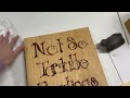 Vlog Update - Woodburning Projects, Crochet Thoughts, & this and that #woodburning #art #crochet