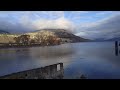 Penticton,BC dec 10 2023 Okanagan Lake.I caught a Musked Rat on video Can you see it swim?