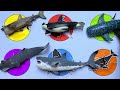 Whales & Sharks: Orca, Megalodon, Sperm Whale, Basking Shark, Bowhead Whale, and Whale Shark. MN032