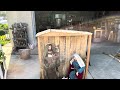 Nativity Stable from pallet wood and scrap lumber. No talking. No music. (Christmas Decorations)