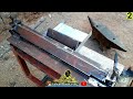 Hand made sheet metal bending machine