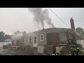 *EARLY ARRIVAL AT HOUSE FIRE - SYOSSET NY