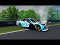 NURBURGRING Jump Compilation BUT With REALISTIC DAMAGE #7 - BeamNG Drive