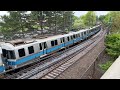 MBTA Blue Line Siemens 0756 Passing By Constitution Beach Bridge