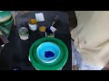 How to mix Sky & Dark blue paint//Paano timplahin ang sky at dark blue na pintura