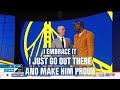 Jonathan Kuminga breaks down his goal of being a Warrior for life on Dubs Talk | NBC Sports Bay Area