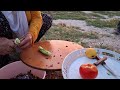 Village life in Turkey; Barbecuing in the village, gardening and cooking in the mountains