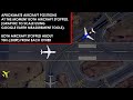 NEAR DISASTER | Takeoff and Taxiing Planes Almost Crash at Washington-Reagan DCA