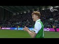 Hibs fans sing Sunshine on Leith after derby win