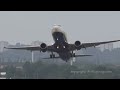 Surprising aborted landing plus a wild takeoff