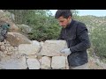 Building a Survival Stone House With a Fireplace, Diy Crafts, Bushcraft Camping, Nature Movie