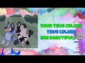 True Colors - Bluey and Mackenzie (Bluey AI Cover) (Lyric Video)