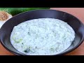 How to Make Tzatziki Salad, Greek Tzatziki? Dried Tzatziki Recipe, Cucumber Appetizer with Yogurt