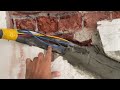 Split air conditioner very bad underground copper piping | AC underground piping