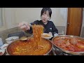 For the first time in 45 years?!😳 Unusual Cheonggukjang Braised Spicy Chicken (?) Eating show.