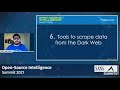 OSINT Tools for Diving Deep into the Dark Web