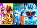 Legends SSBK and SSBE vs Dokkan SSBK and SSBE Animations!!!-Dragon Ball Legends