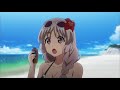 Hatoko at the beach 2 (When Supernatural Battles Became Commonplace) E11 dub