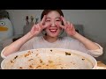 ASMR Ramen with squid and soft tofu MUKBANG